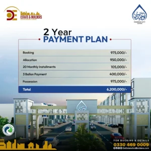 Touheed City 2 Years Payment Plan